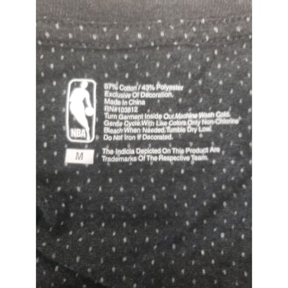 Brooklyn Nets Womens M Top NBA Short Sleeve Mesh Burnout Summer T-Shirt - Picture 4 of 4